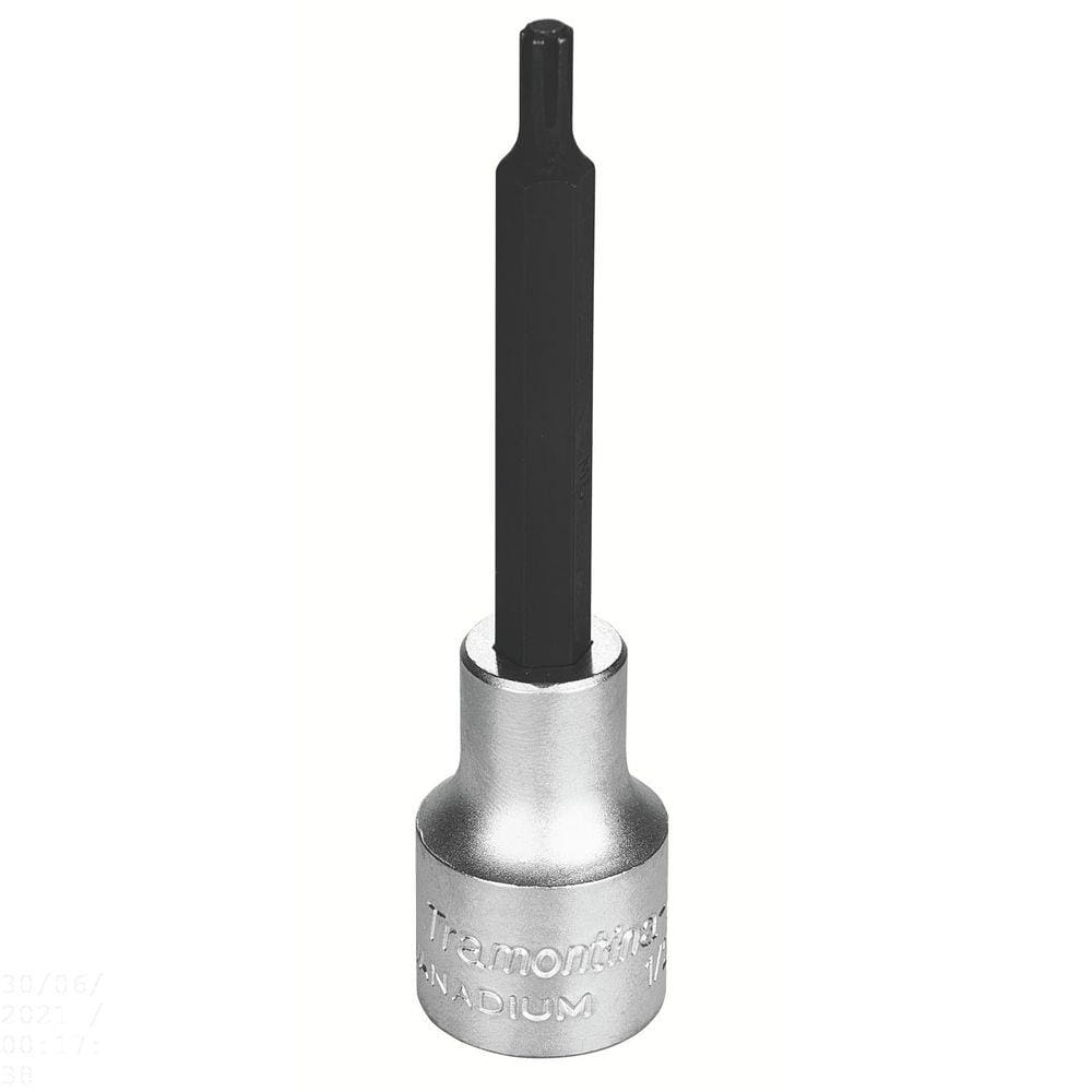 Soquete em Aço Cromo Vanádio Ponta RIBE Longa 5 mm - Encaixe 1/2” Tramontina