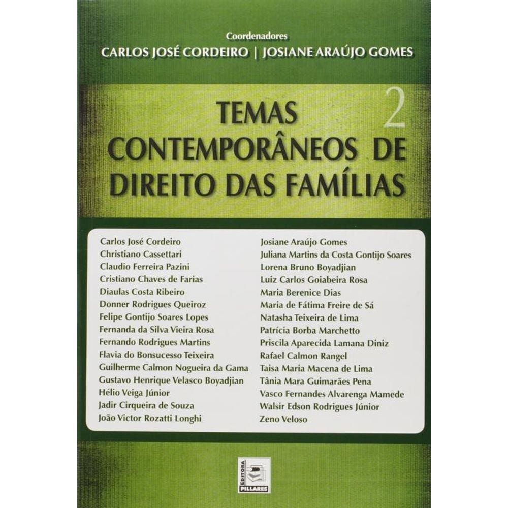 Temas Contemporaneos De Direito Das Familias - Vol