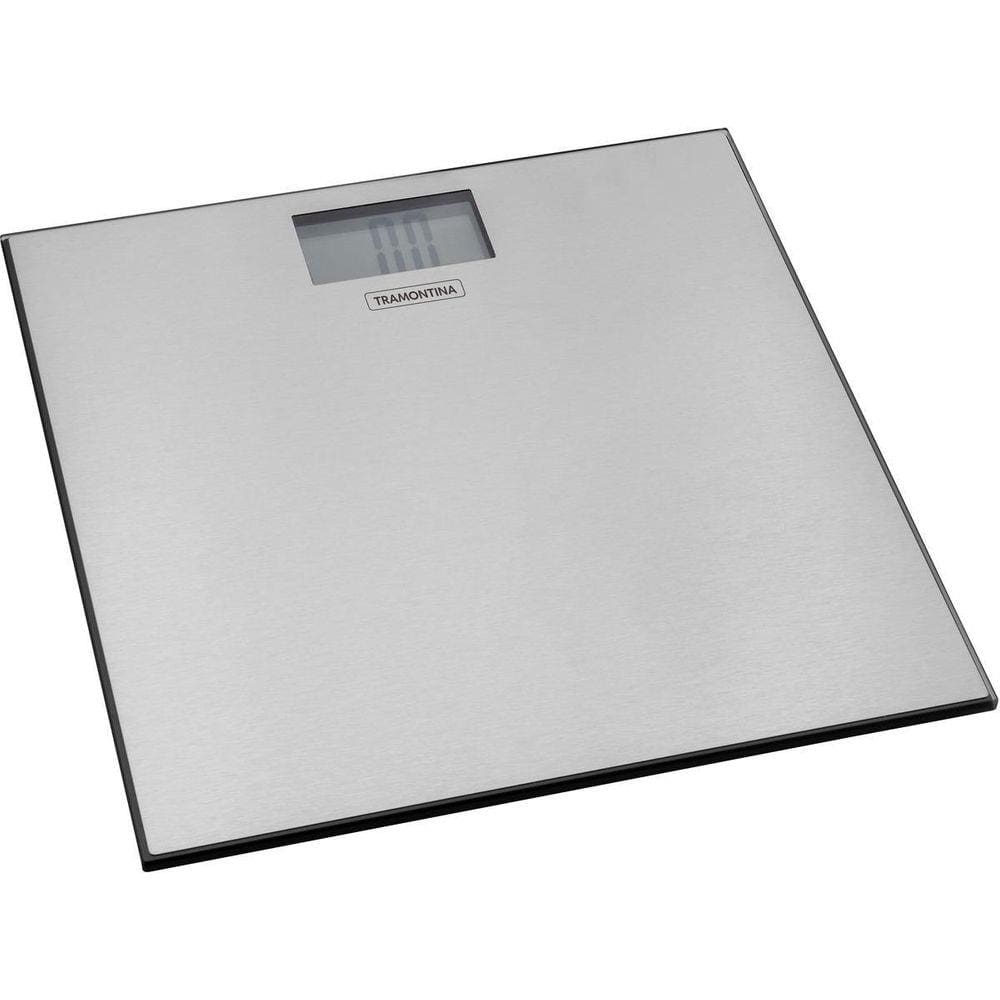 Balança Digital Tramontina 180Kg De Vidro Adatto Cinza