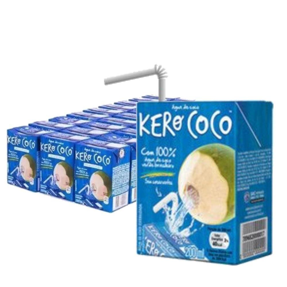 Kit 27X Água De Coco Kero Coco 200Ml