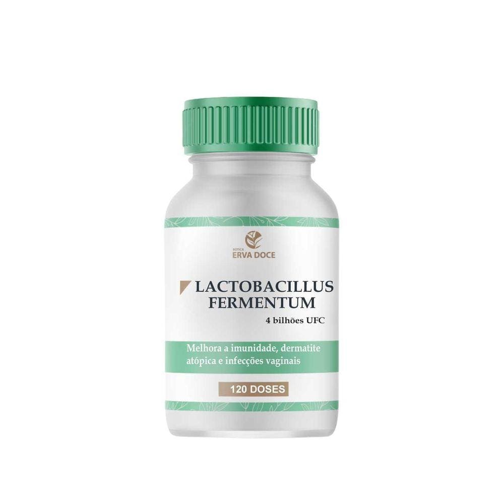 Lactobacillus Fermentum 4 Bilhões Ufc 120 Capsulas