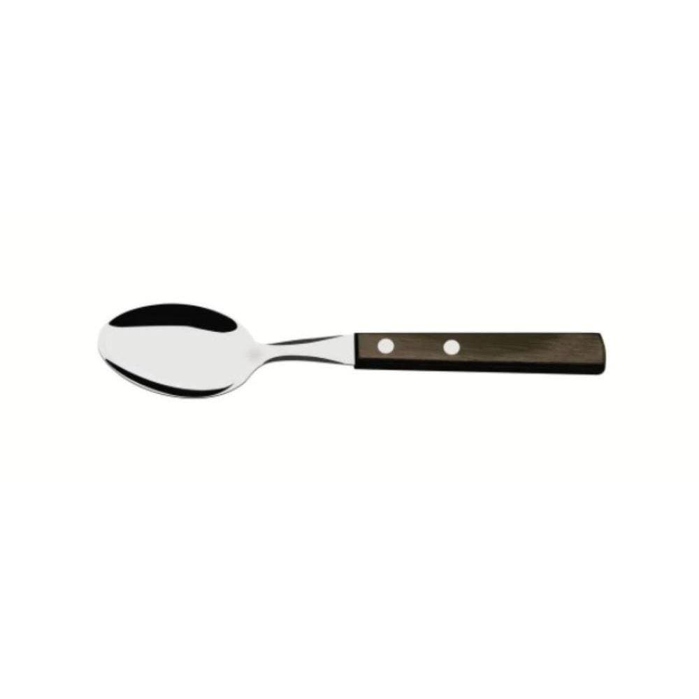 Colher para Chá Tramontina Aço Inox Polywood Castanho