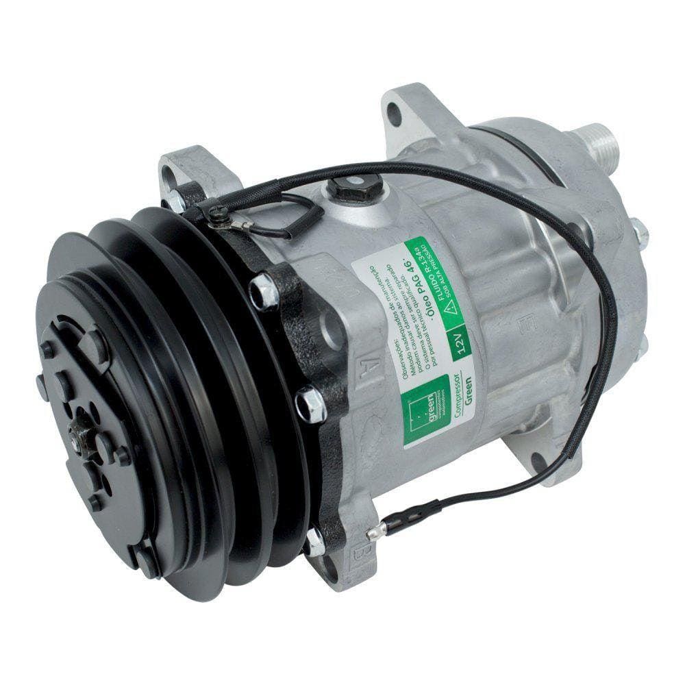 Compressor De Ar Universal 7H15 2V 12V Horizontal 8 Fix Grn