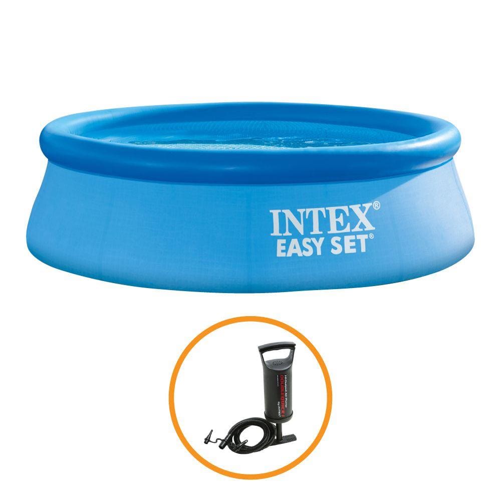 Piscina Inflável Easy Set 3.077 Litros Com Bomba de Inflar Intex