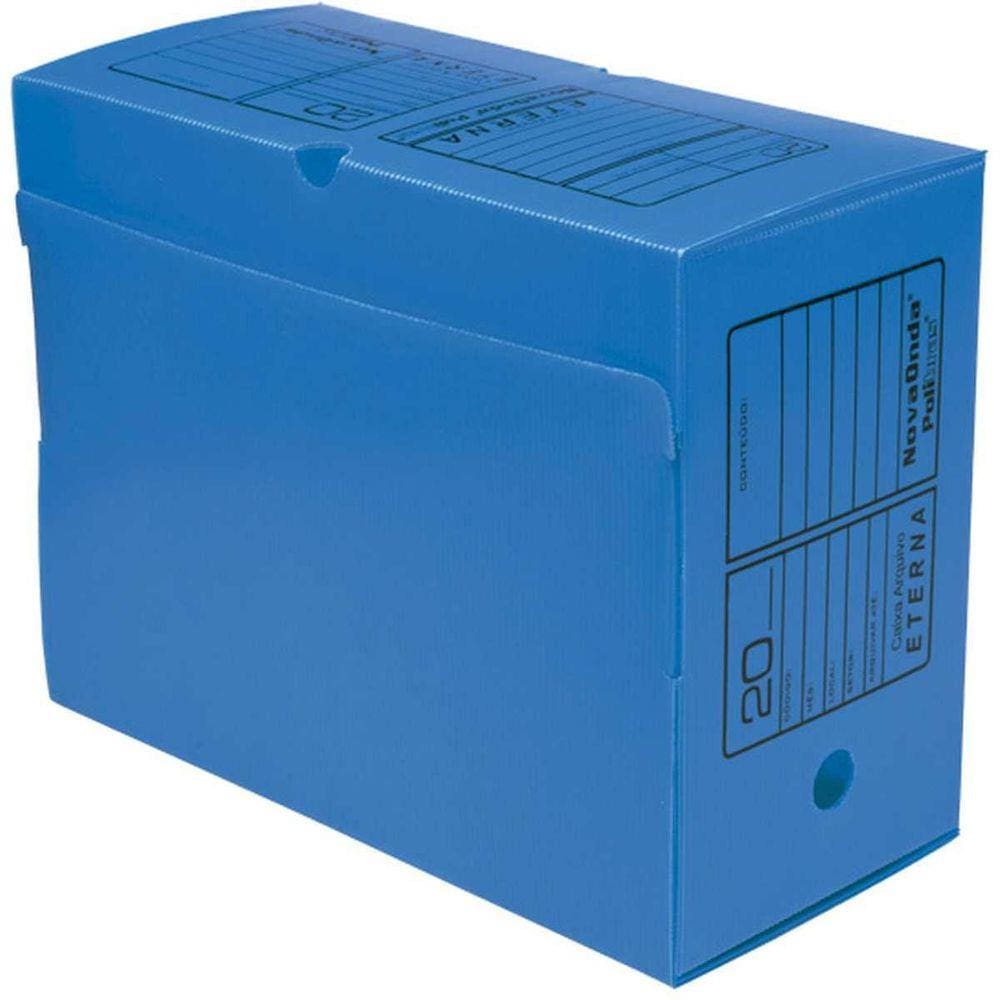 Arquivo Morto Polipropileno Novaonda Gigante Azul 38X17X29