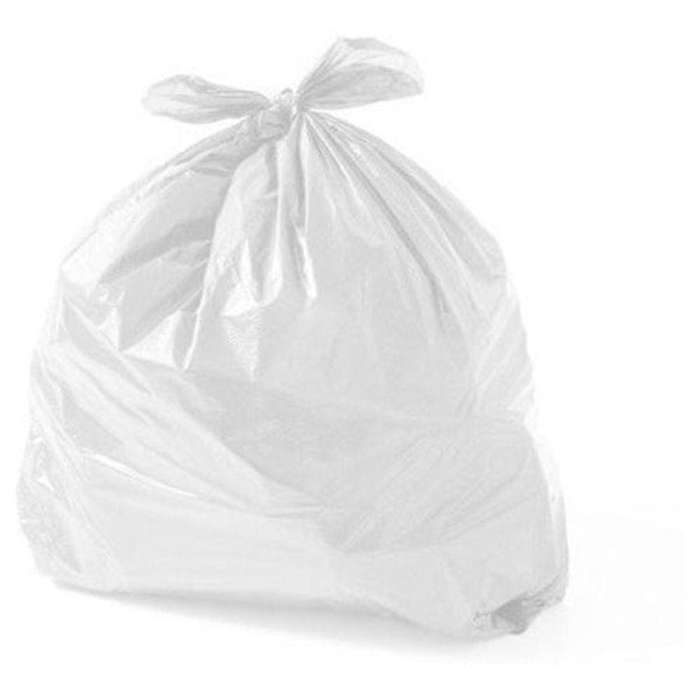 Saco Para Lixo Branco 40 Litros 100 Unidades