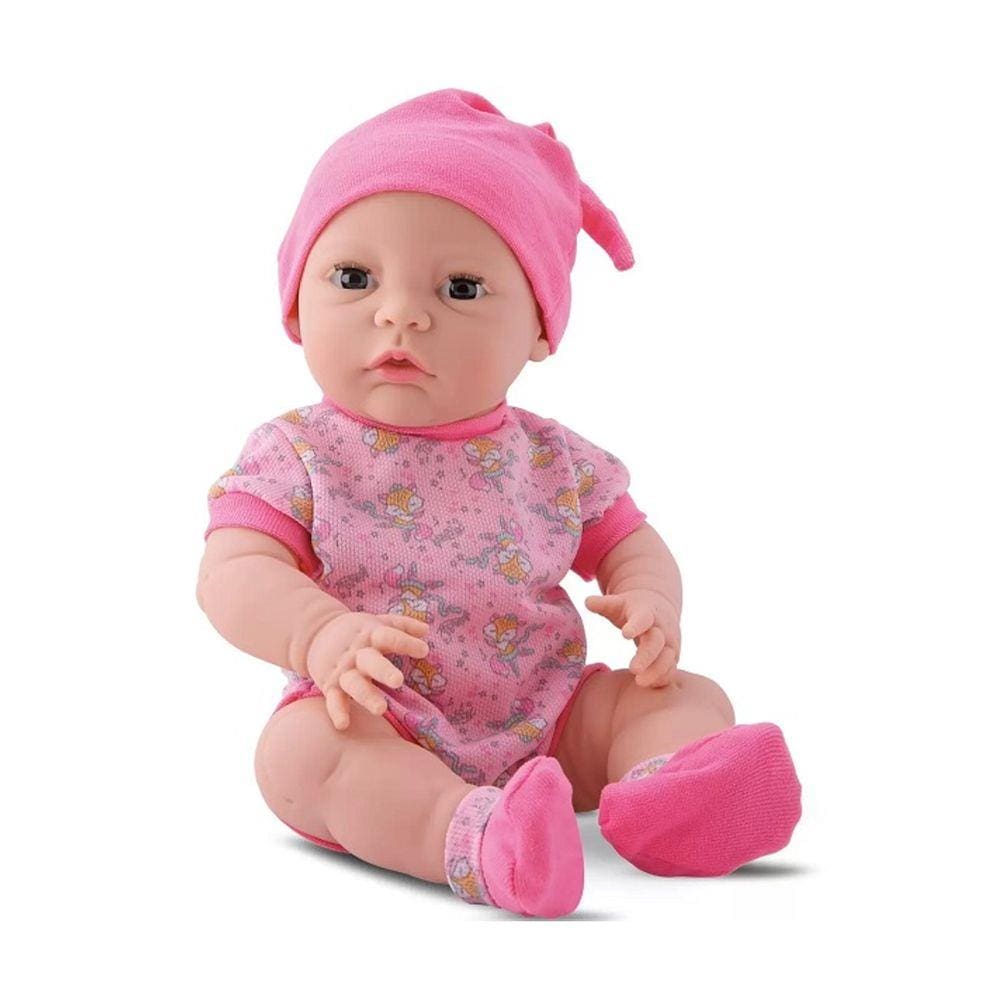 Boneca New Born Diver Premium Menina Sem Cabelo - Divertoys