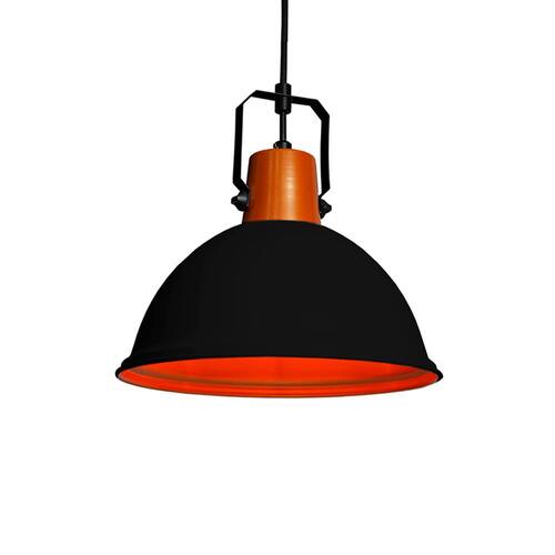Lustre Pendente Taschibra Factory M Preto E27 Bivolt Menor preço em Lustre Pendente Taschibra Factory M Preto E27 Bivolt