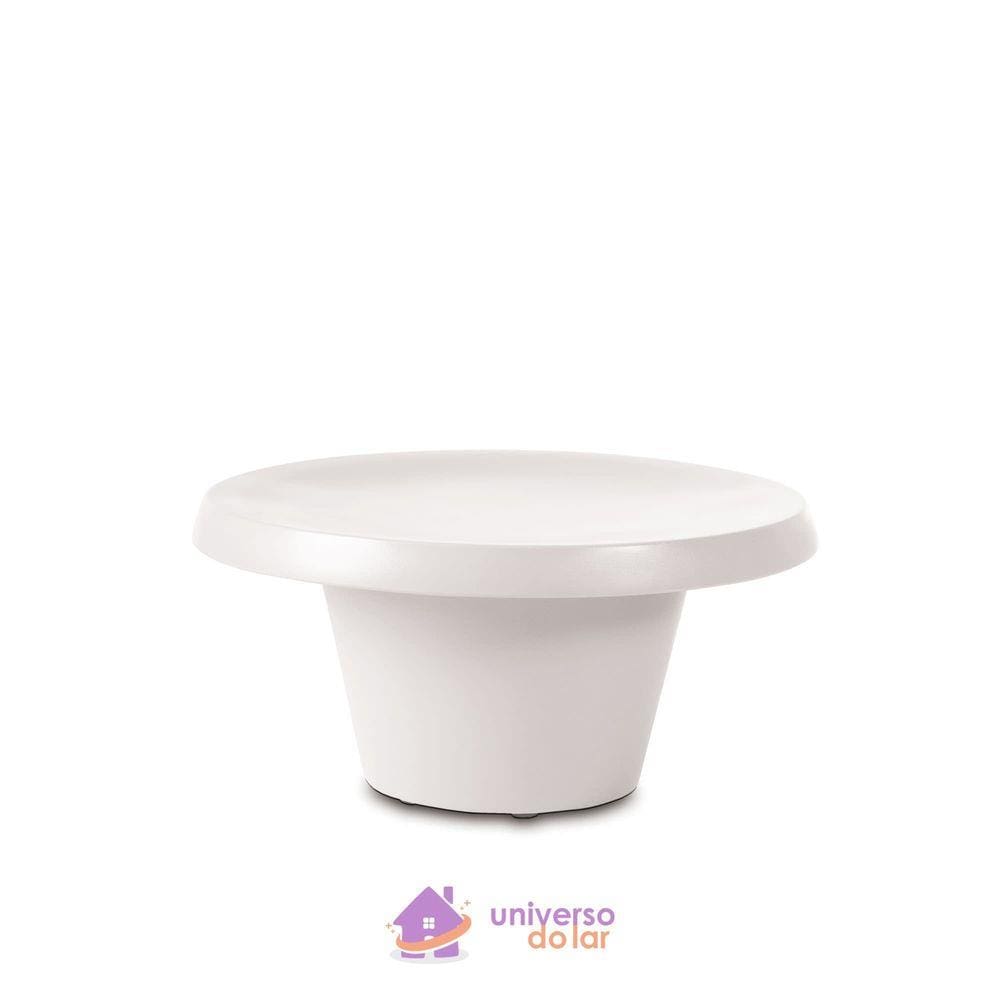 Mesa de Centro Tramontina Cona Branco em Polietileno Tramontina