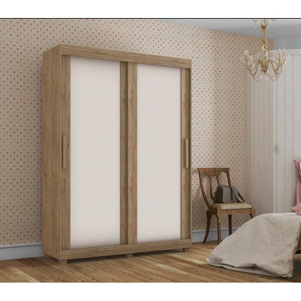 Guarda Roupa Flex Assis 2 Portas de Correr 3 Gavetas - Lanza