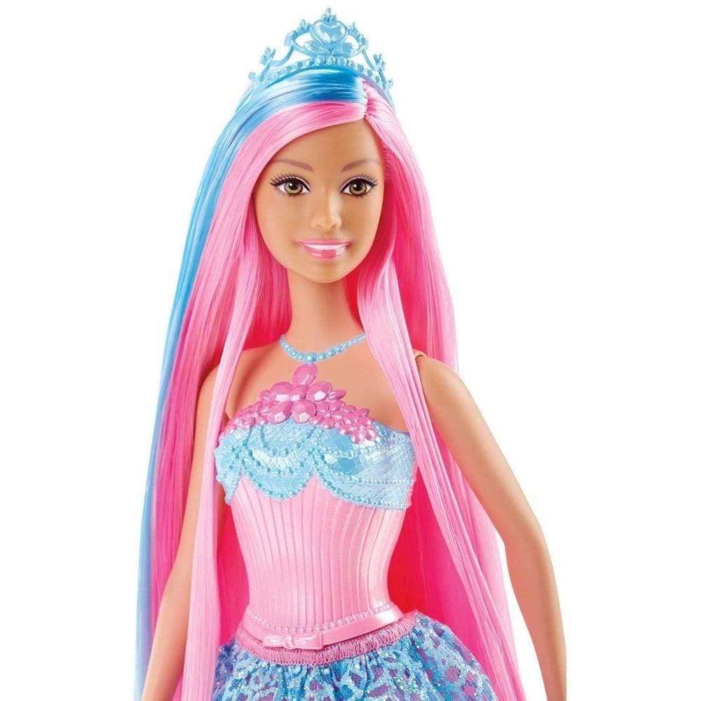 Boneca Barbie Princesa Cabelo Longo Rosa - Mattel