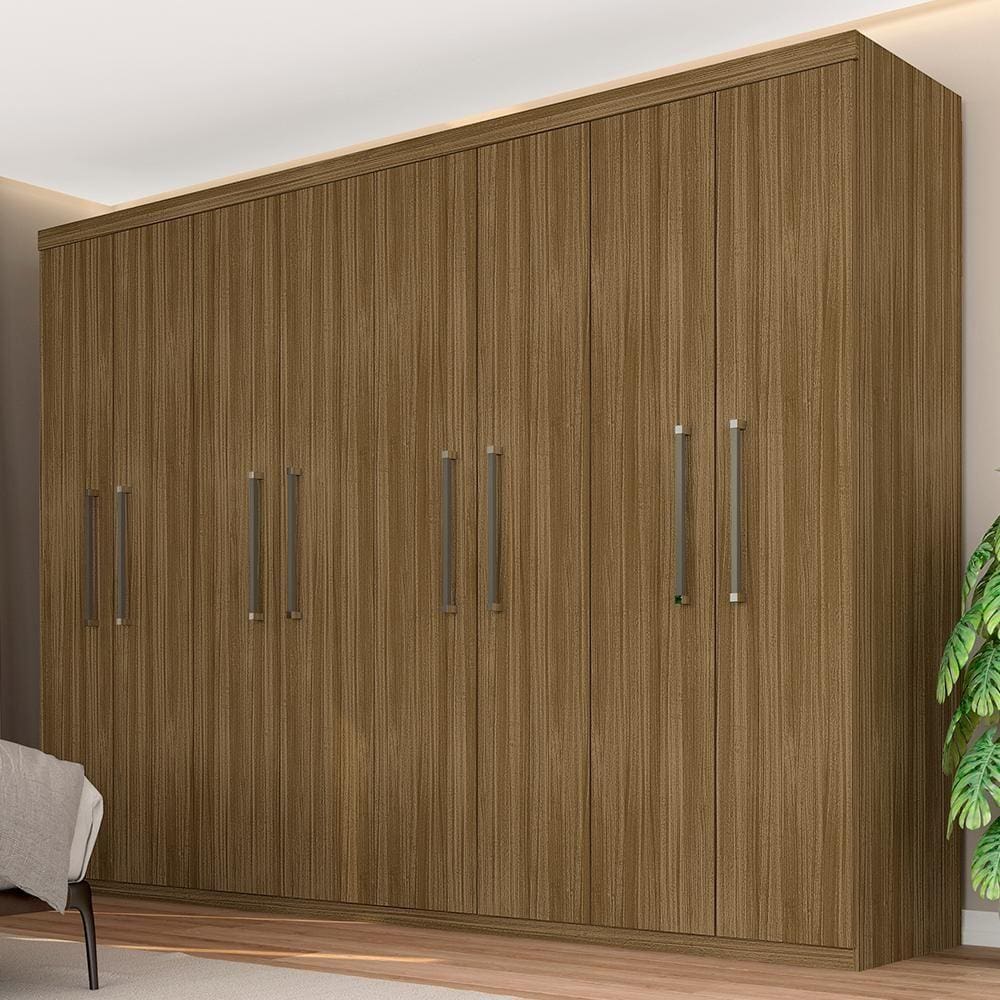 Guarda Roupa Casal Emanuelly 8 Pts 4 Gavetas Boreal - Moveis Arapongas