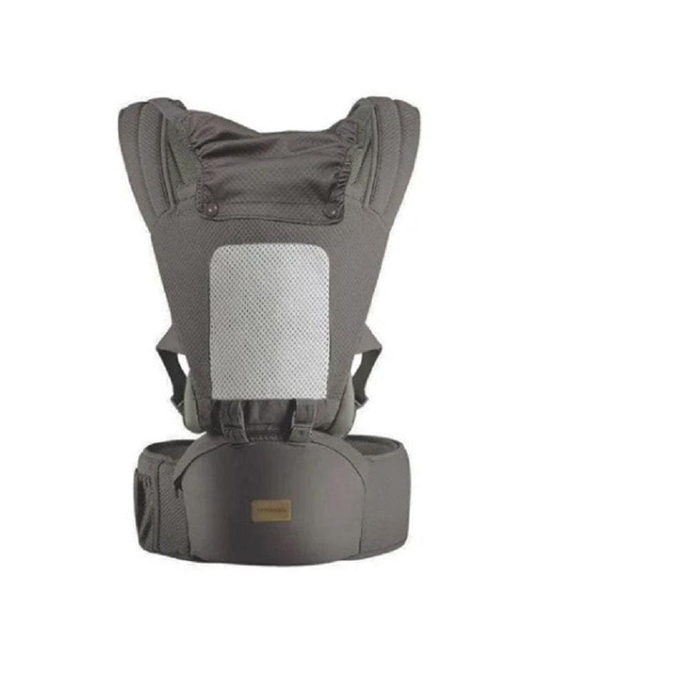 Canguru Ergonômico 5Way Maxi Baby Hipseat 15Kg Cinza