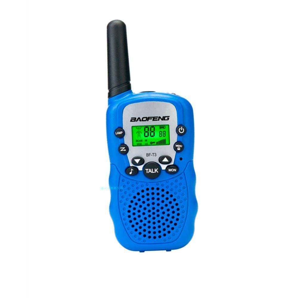 Par Rádio Comunicador Baofeng 22 Canais T3 Azul