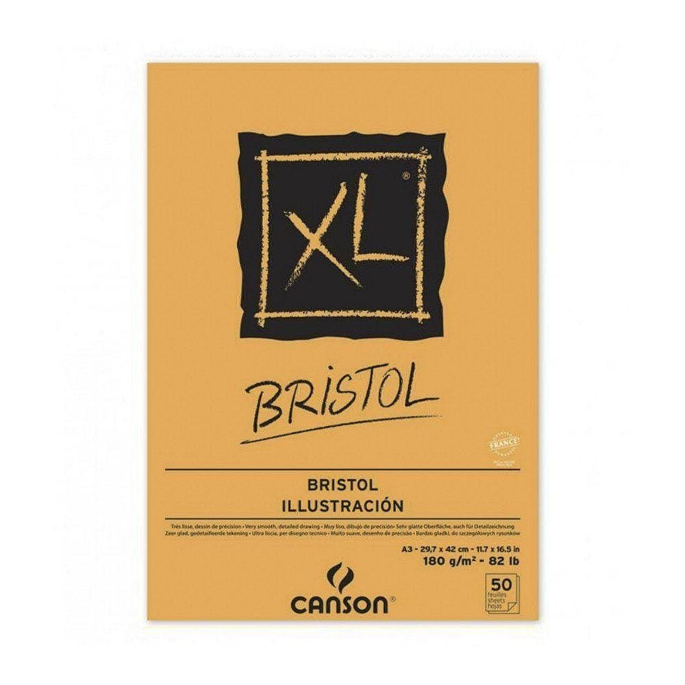 Bloco Espiral Canson Xl Bristol 180G/M2 - A3: 29.7 X 42Cm