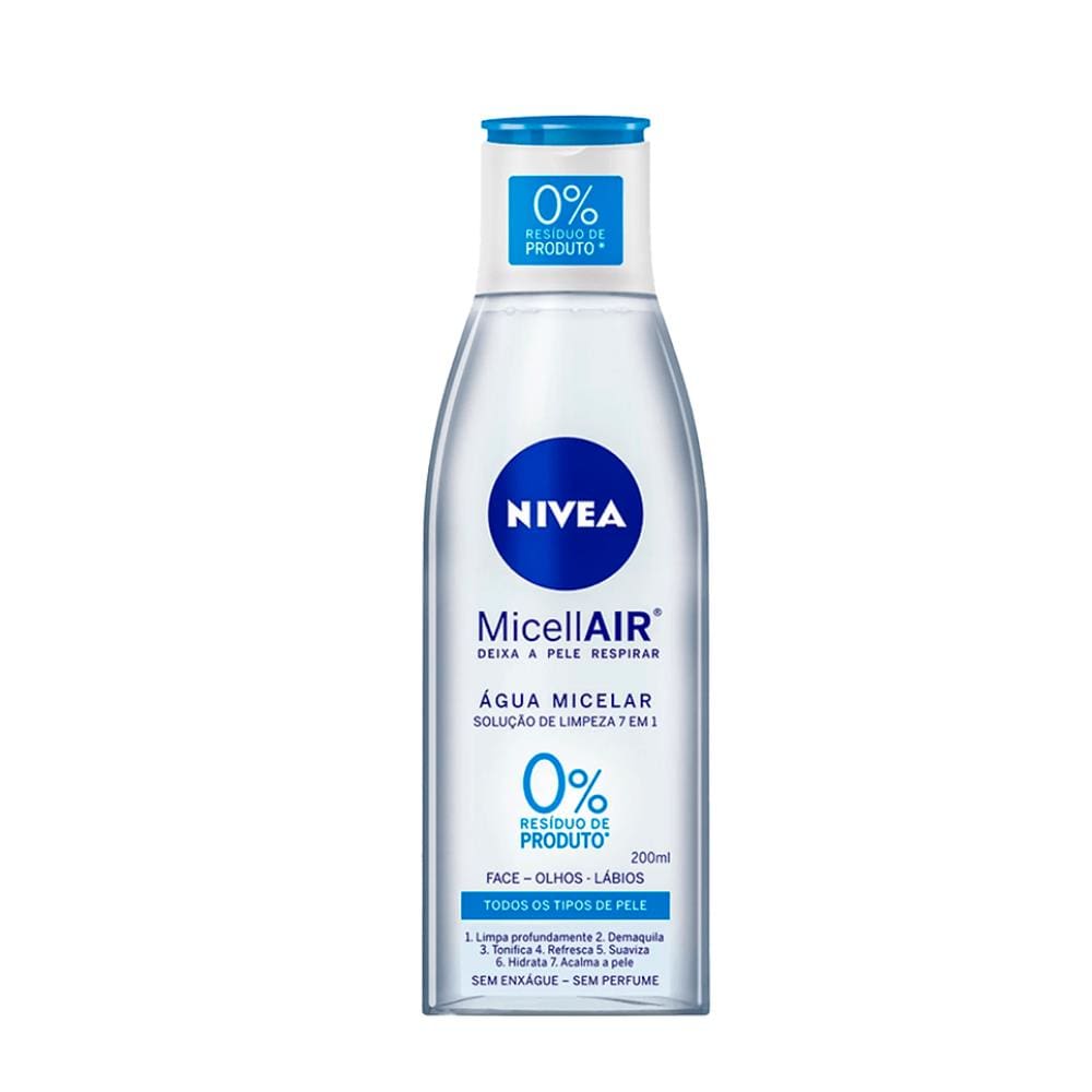 Nivea Água Micelar Solução De Limpeza 7 Em 1 200ml