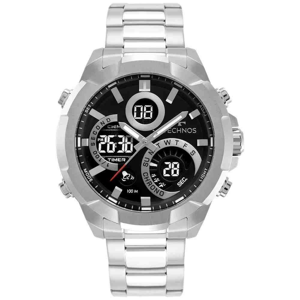Relógio Technos Masculino Digiana Prata W23721aac/1P