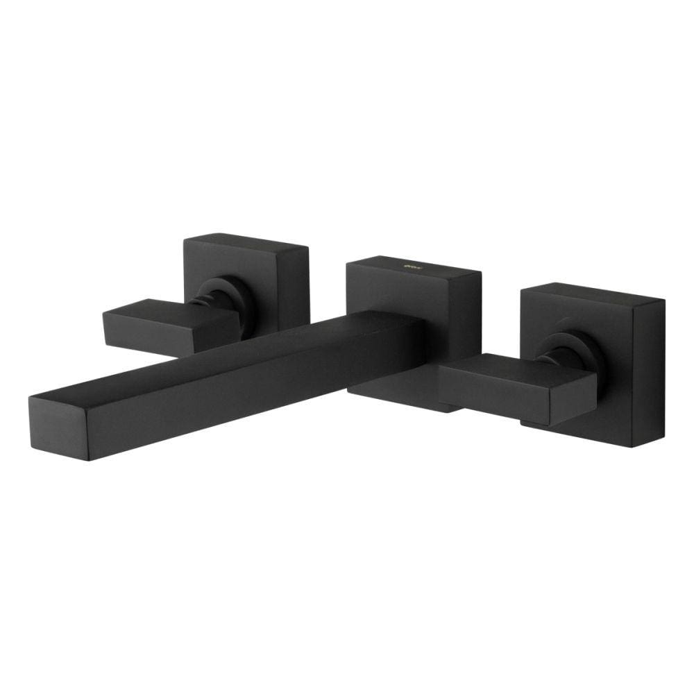 Misturador Para Lavatório De Parede Horus 450 1878 Preto Fos