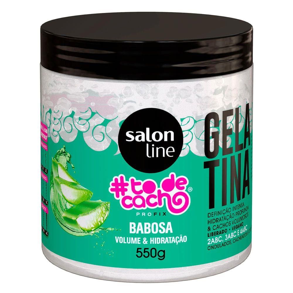 Gelatina Salon Line To De Cachos Babosa 550g