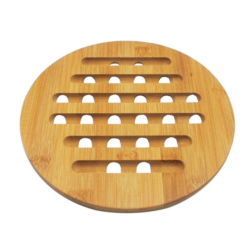 Descanso De Panela De Bambu Dia.15Cm - Mozcada