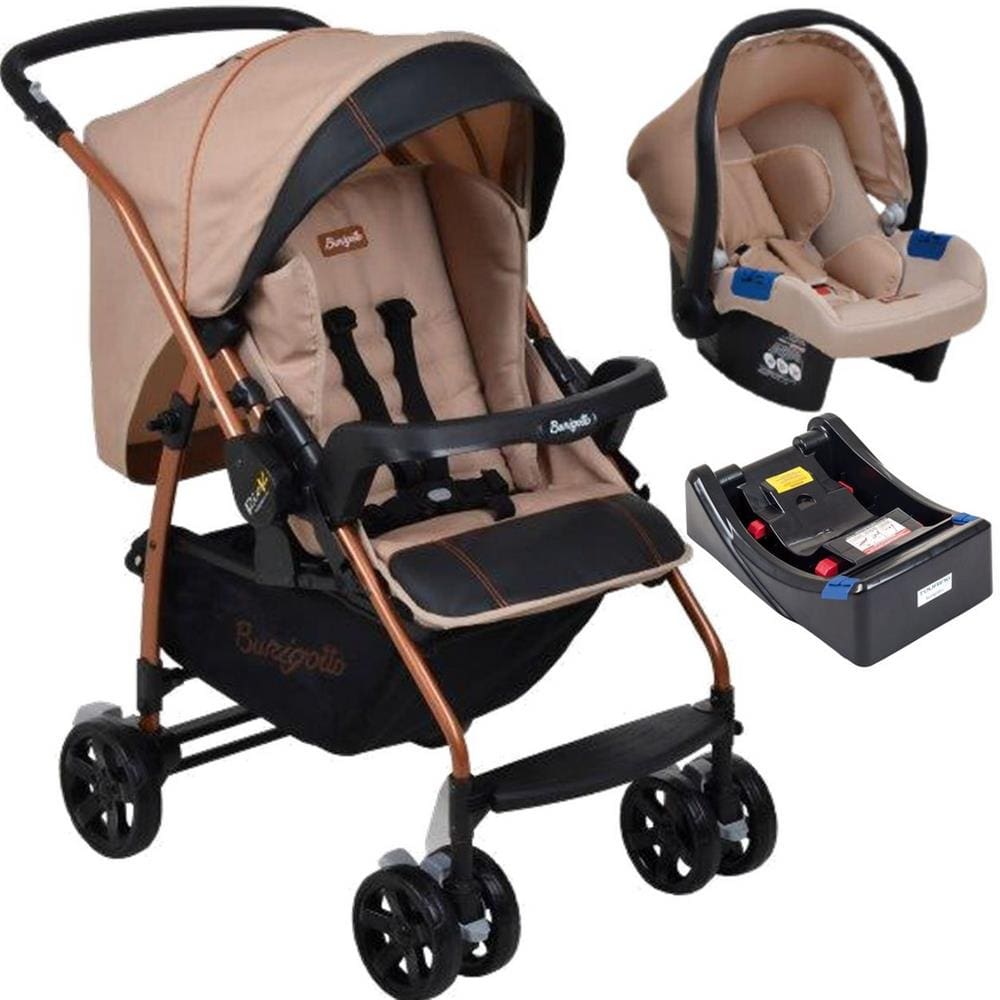 Carrinho de Bebe Burigotto RioK Bebe Conforto Base Mon Amour