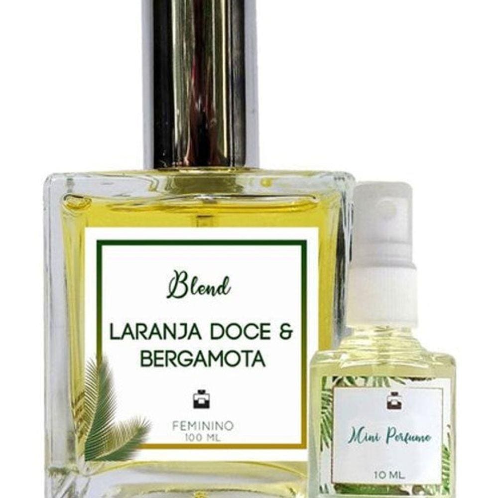 Perfume Feminino Laranja Doce & Bergamota 100ml + Mini 10ml