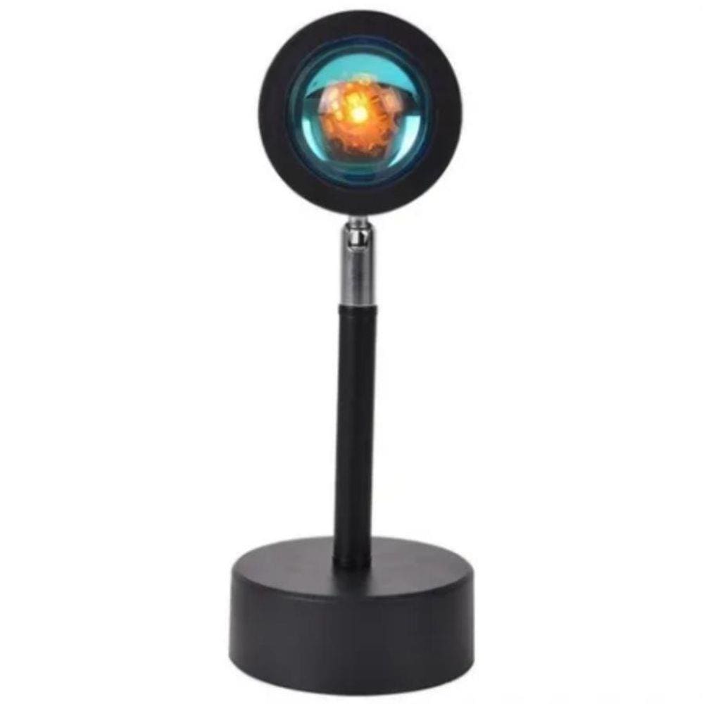 Luminária Por Do Sol Luz Noturna Projetor Led Sunset