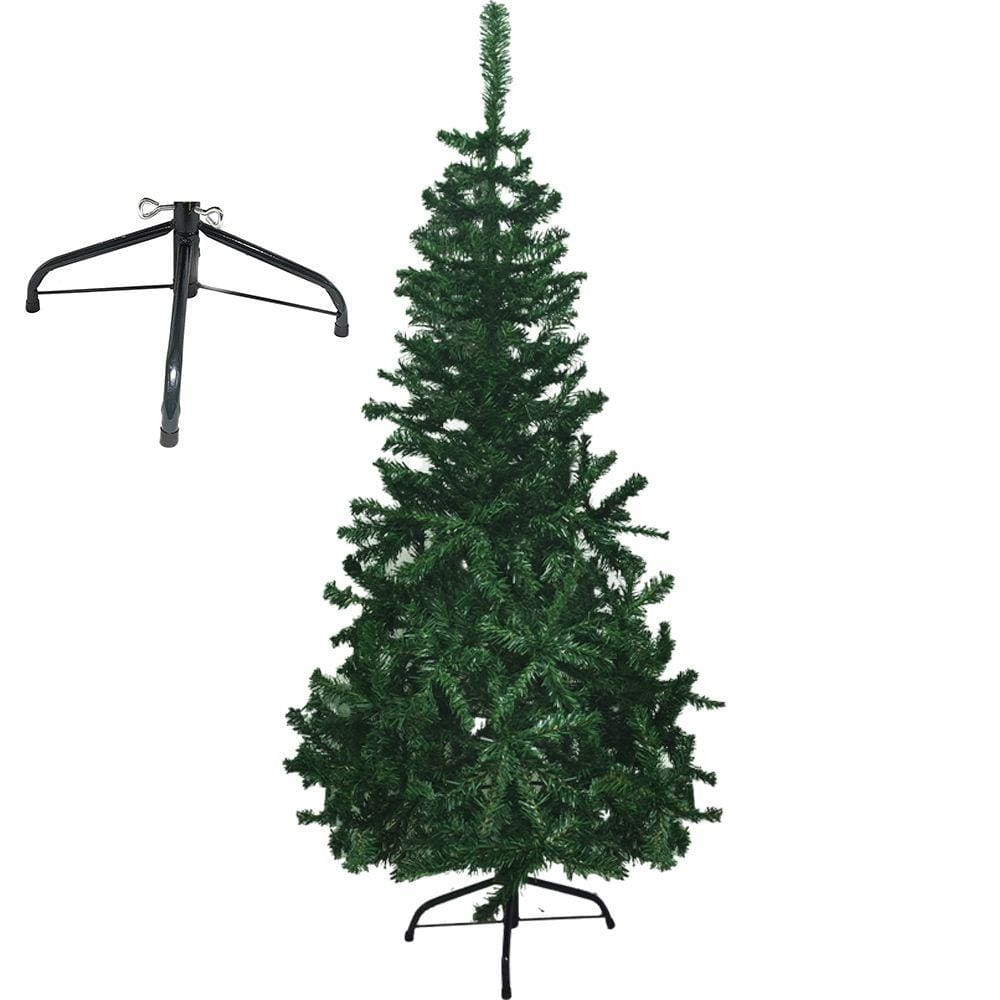Arvore de Natal 1 Metro e 50 cm Pinheiro Verde Natalino 346 Galhos Decoraçao