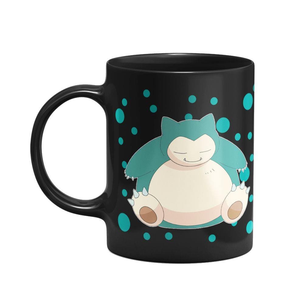 Caneca Pokémon - Snorlax Preta