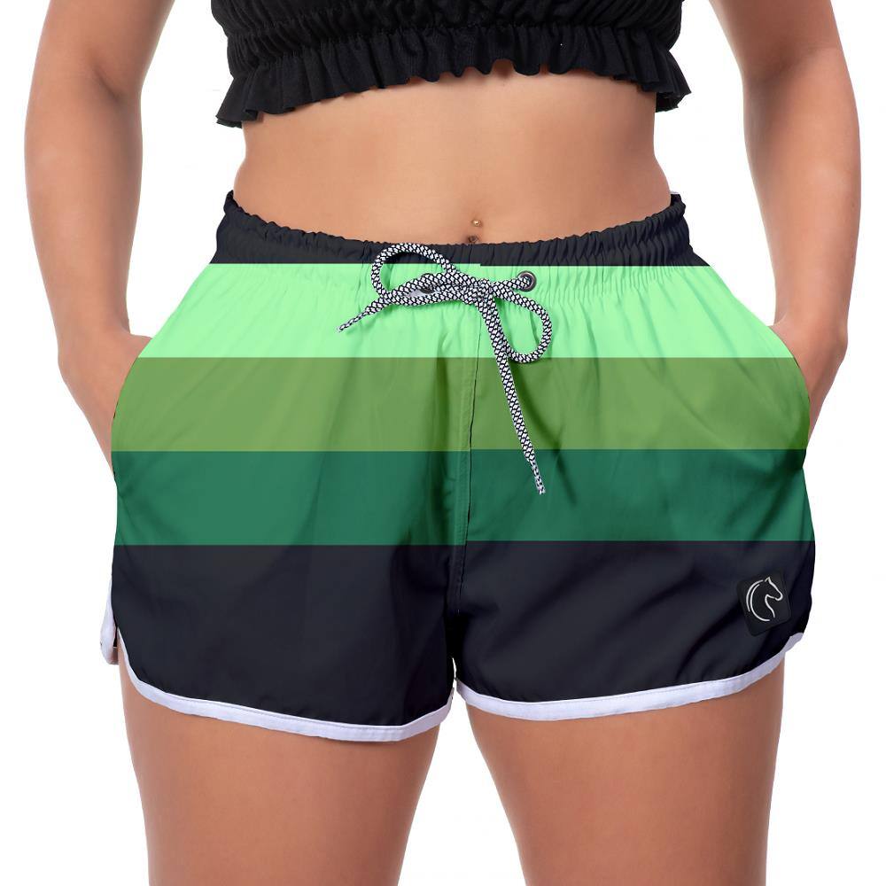 short de malhar preto