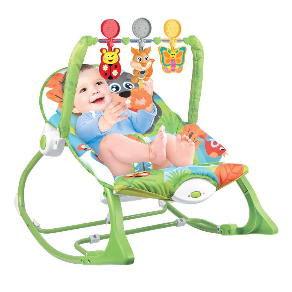 Cadeira de Descanso e Balanço Funtime Maxibaby 18kgs Esquilo