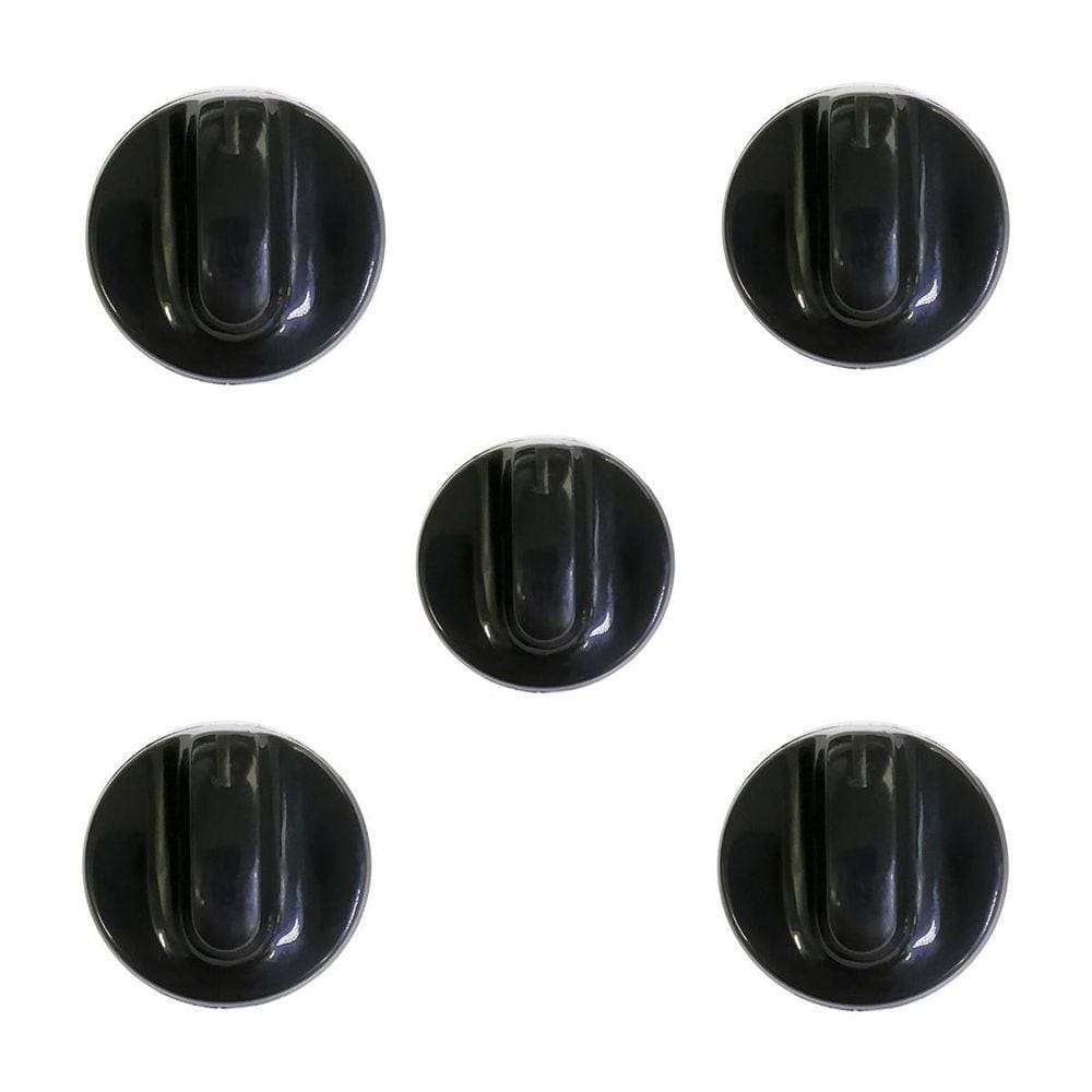 Botão Para Fogão Electrolux Celebration Com 5 Pcs Preto