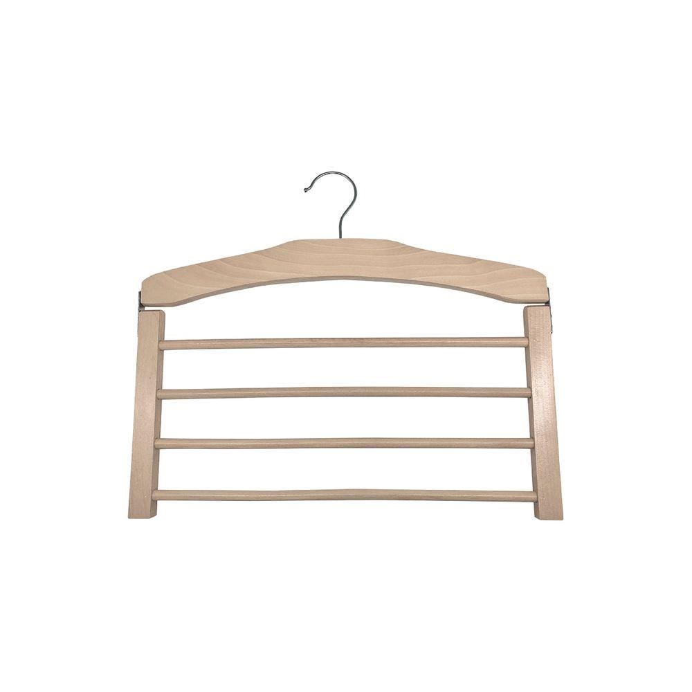 Cabide De Calça De Mandeira Para 4Pcs - Oikos