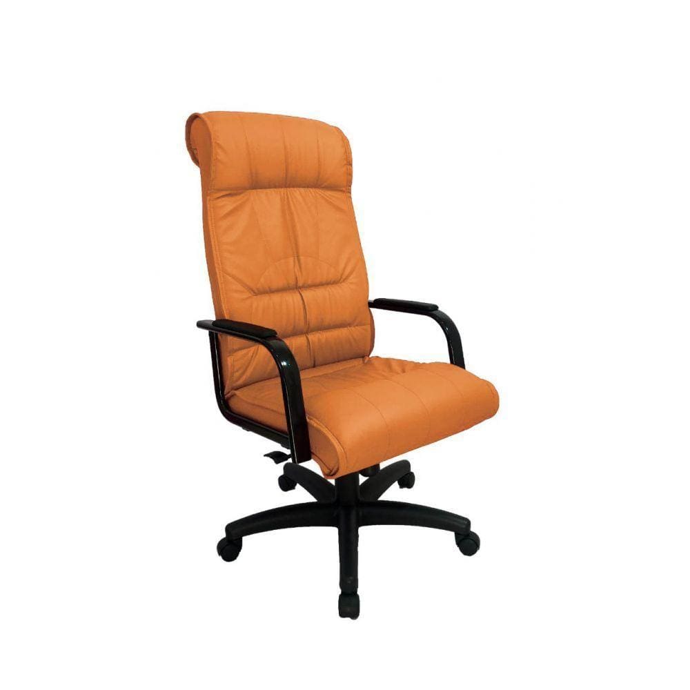 Cadeira Presidente Para Escritório Linha Itália Laranja