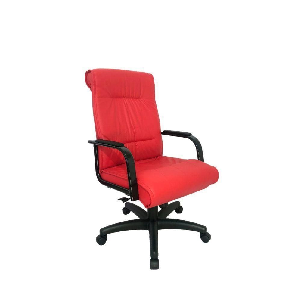 Cadeira Diretor Para Escritório Linha Itália Vermelho