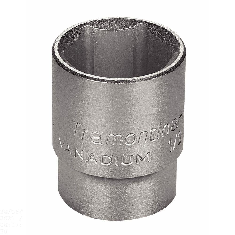 Soquete Sextavado em Aço Cromo Vanádio 1.1/8” - Encaixe 1/2” Tramontina PRO Tramontina