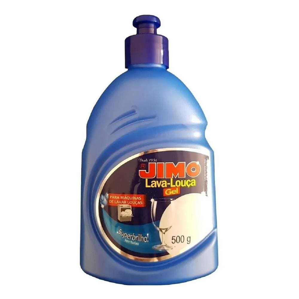Jimo Lava Louças Gel Detergente Alto Brilho 500G