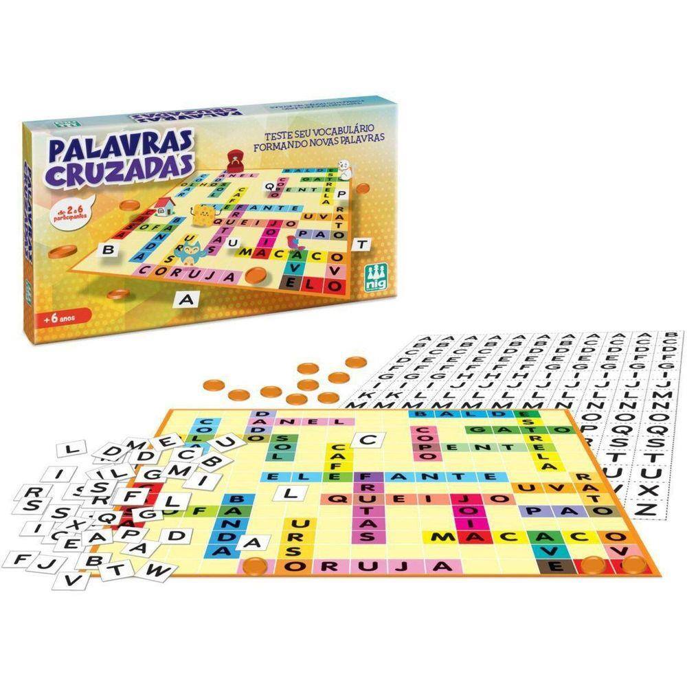 Jogo educativo Palavras cruzadas xalingo