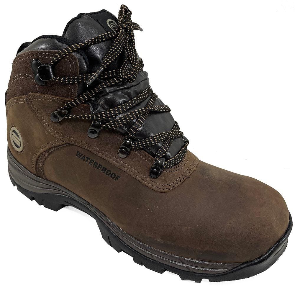 Bota Couro Estival Flume Waterproof Masculina - Marrom