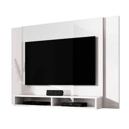 imagem-Painel Para Tv Até 43 Polegadas Com 02 Nichos Cor: Branco