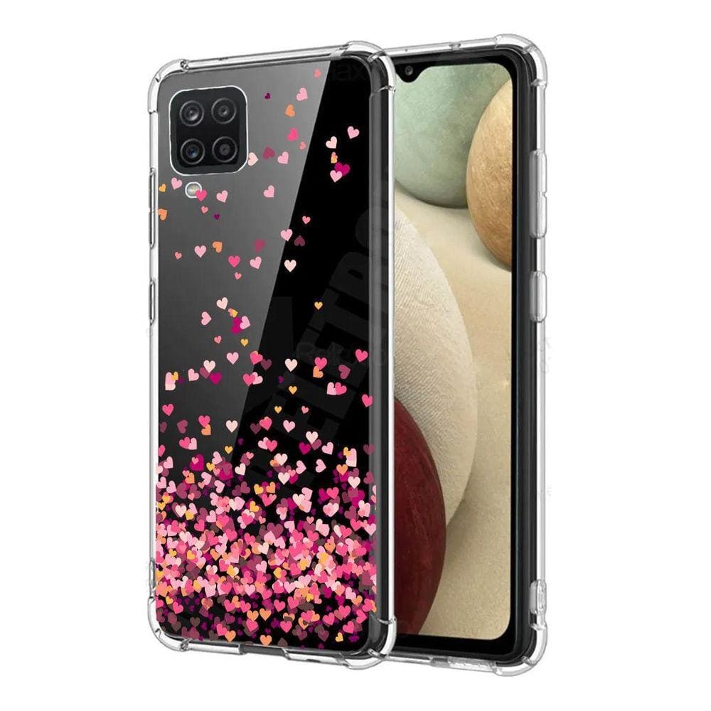 Capa Case Chuva De Coração Samsung Galaxy A12 M12 | Extra
