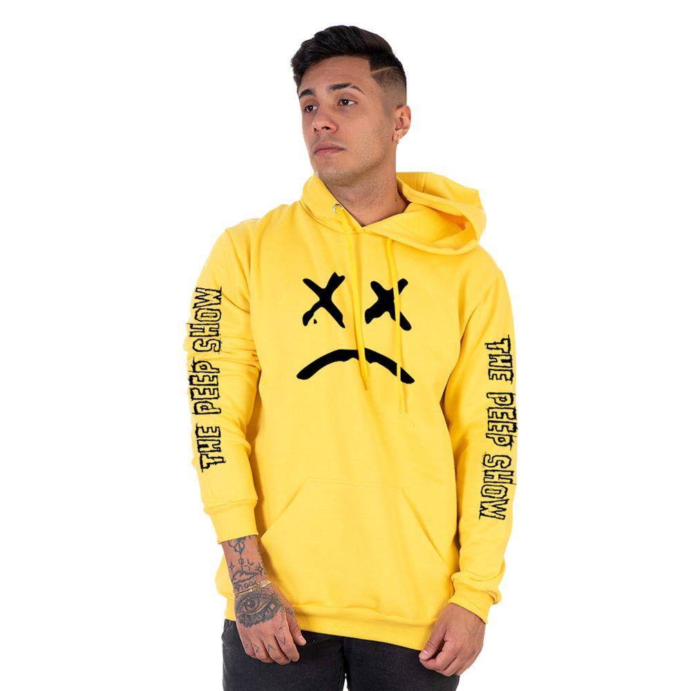 lil peep yellow moletom com capuz