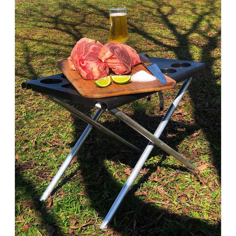 Mesa Multiuso Preta em Alumínio