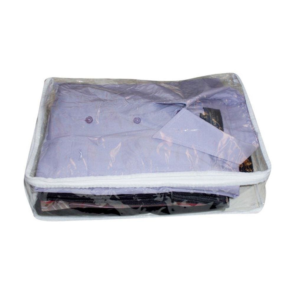 4 Organizadores Multiuso Roupa 100% Transparente