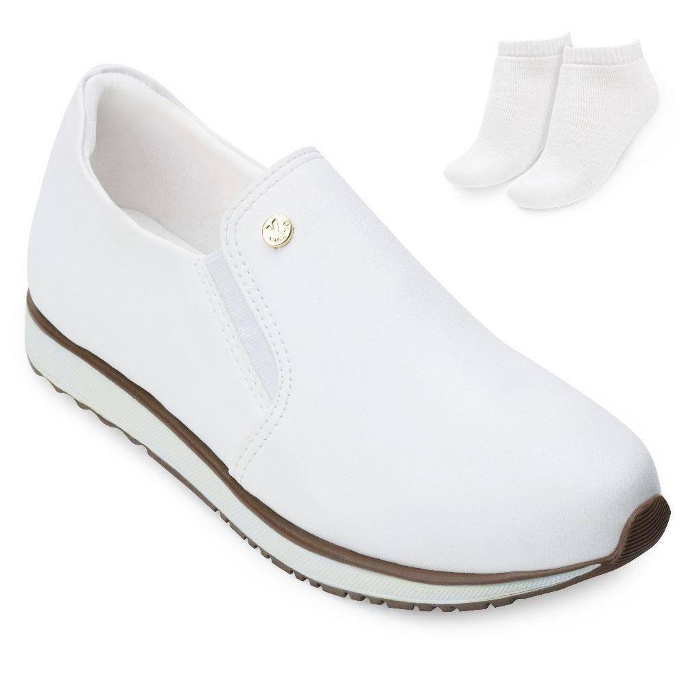 Tenis slip on via uno texturizado feminino | Extra