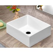 Cuba Pia Retangular para Banheiro Tulipa