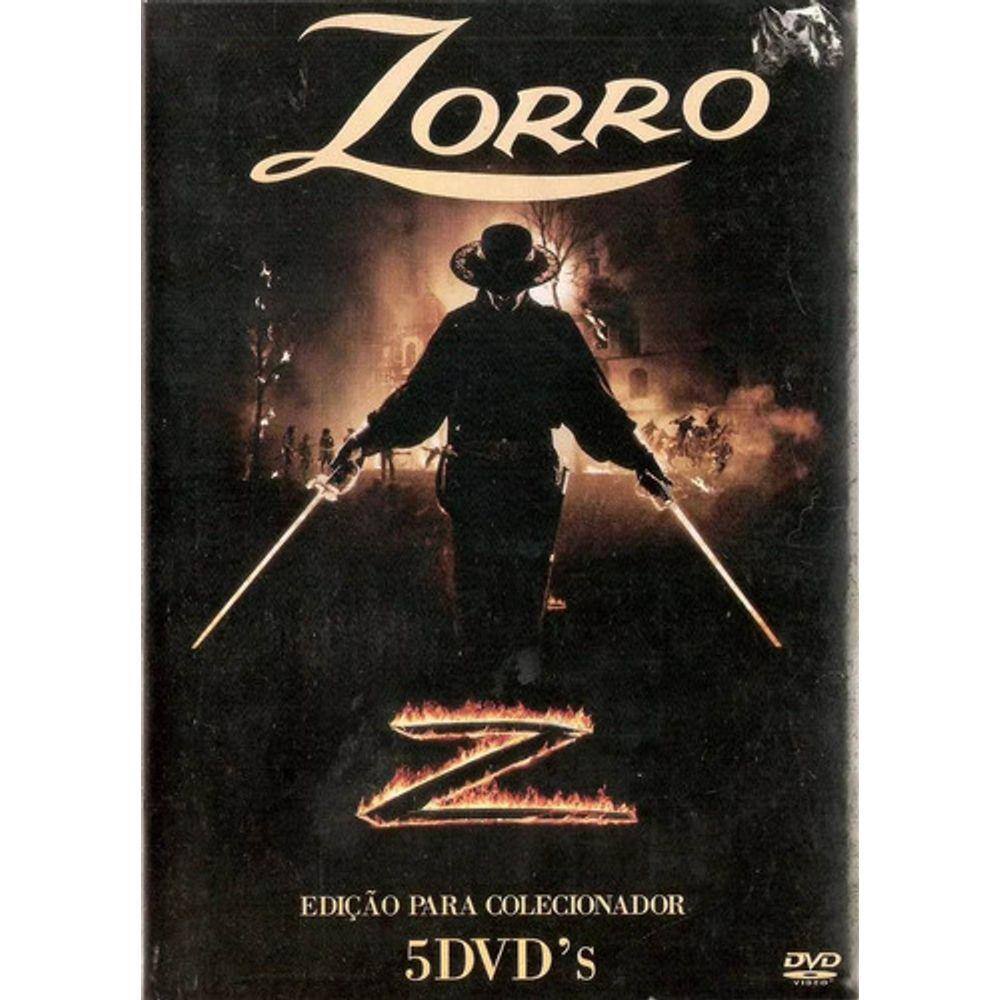 Zorro 1°temp - Box - 5 Dvds Edição Para Colecionador