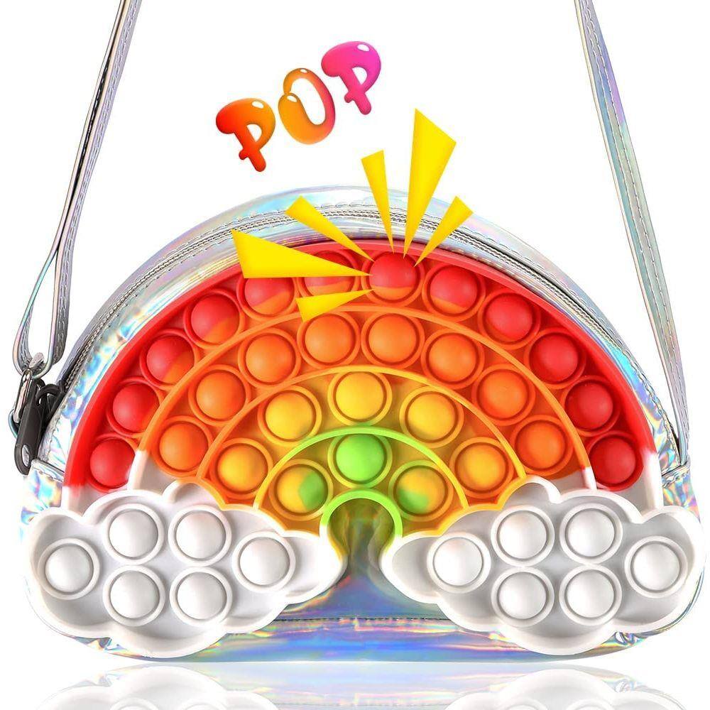 rainbow shoulder bolsa
