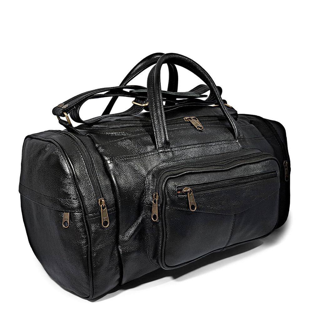 Bolsa De Viagem Mala Grande Masculina Feita De Couro - Le Voyage