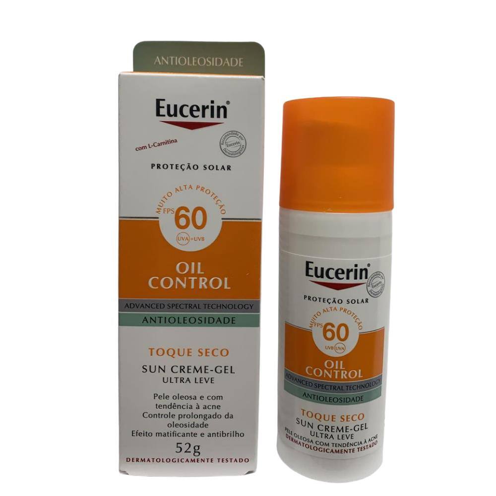 eucerin gel oil control fps60 52g